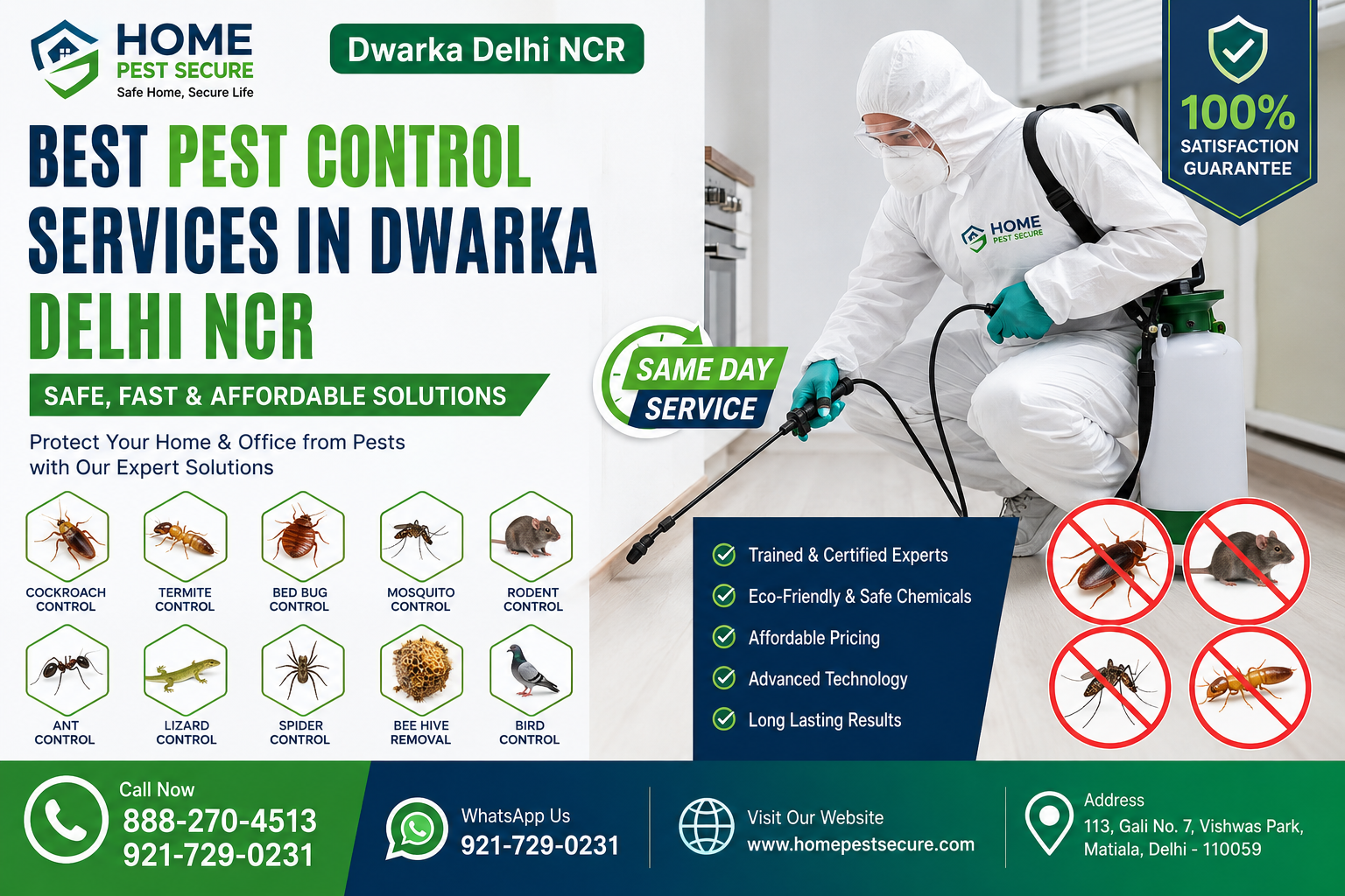 Best Pest Control Services in Dwarka